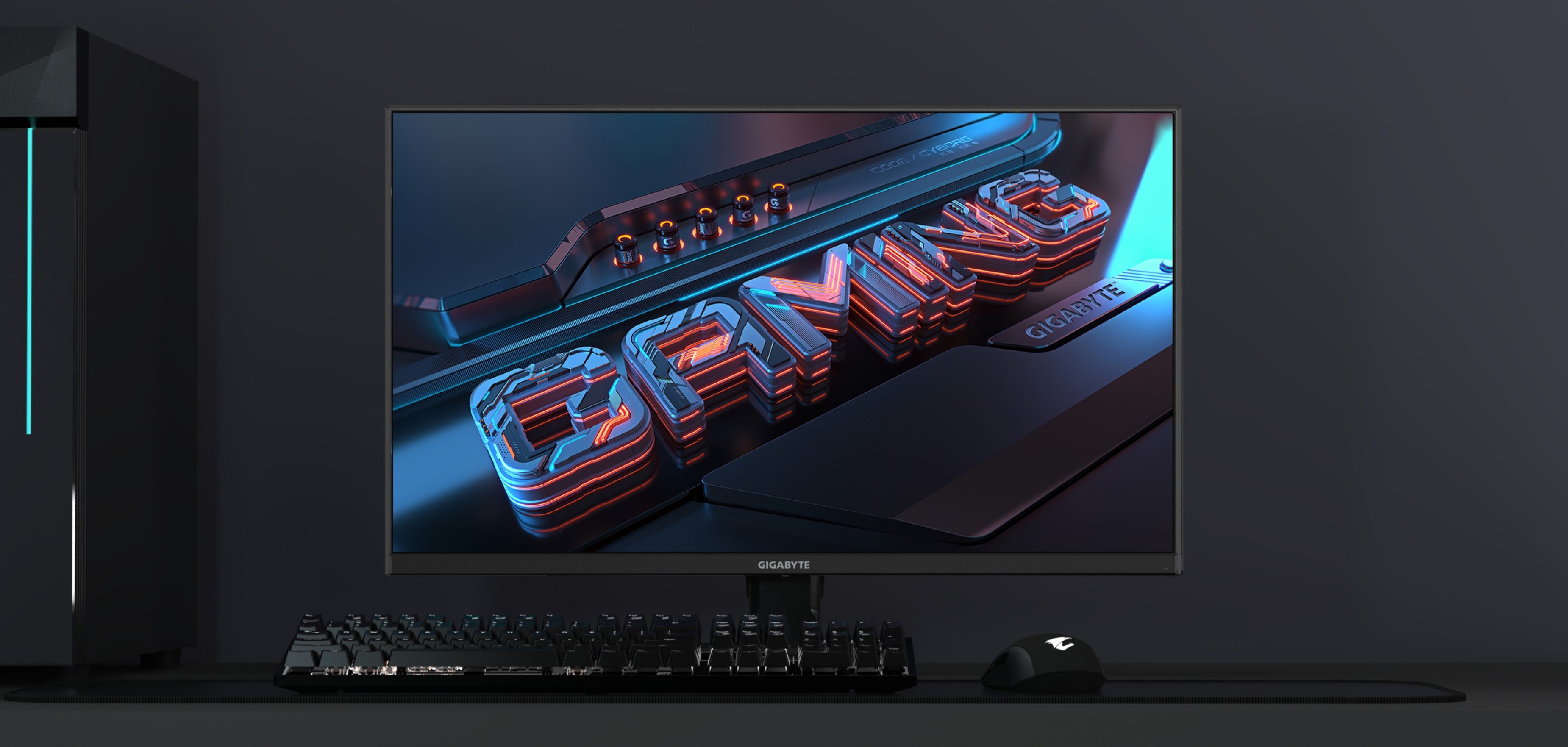 A large marketing image providing additional information about the product Gigabyte M27UA 27" 4K 160Hz IPS Monitor - Additional alt info not provided